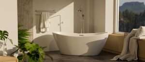 Produits sanitaires exclusifs pour les salles de bains de luxe de première classe : baignoires, douches et accessoires.